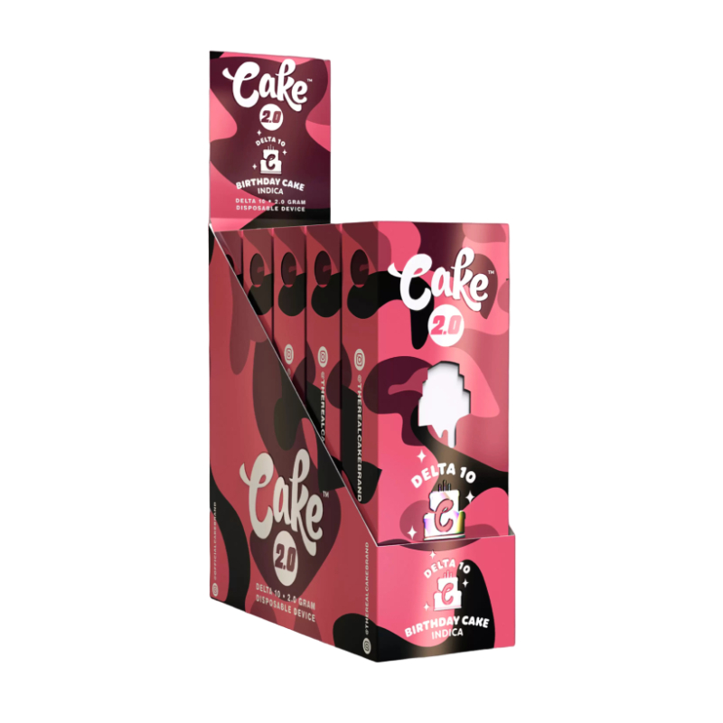 CAKE D10 2GM DISPOSABLE BOX OF 5 Gotham Distro