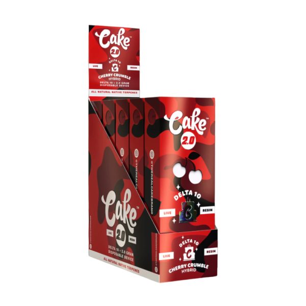 CAKE D10 2GM LIVE RESIN DISPOSABLE BOX OF 5 Gotham Distro