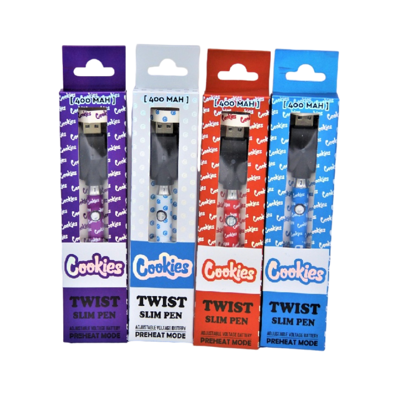COOKIES TWIST SLIM PEN 400MAH Gotham Distro