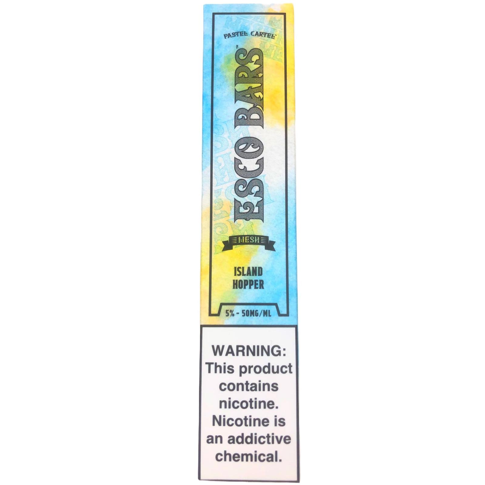 ESCO BARS PASTEL CARTEL MESH DISPOSABLE 2500PF ISLAND HOPPER BOX OF 10