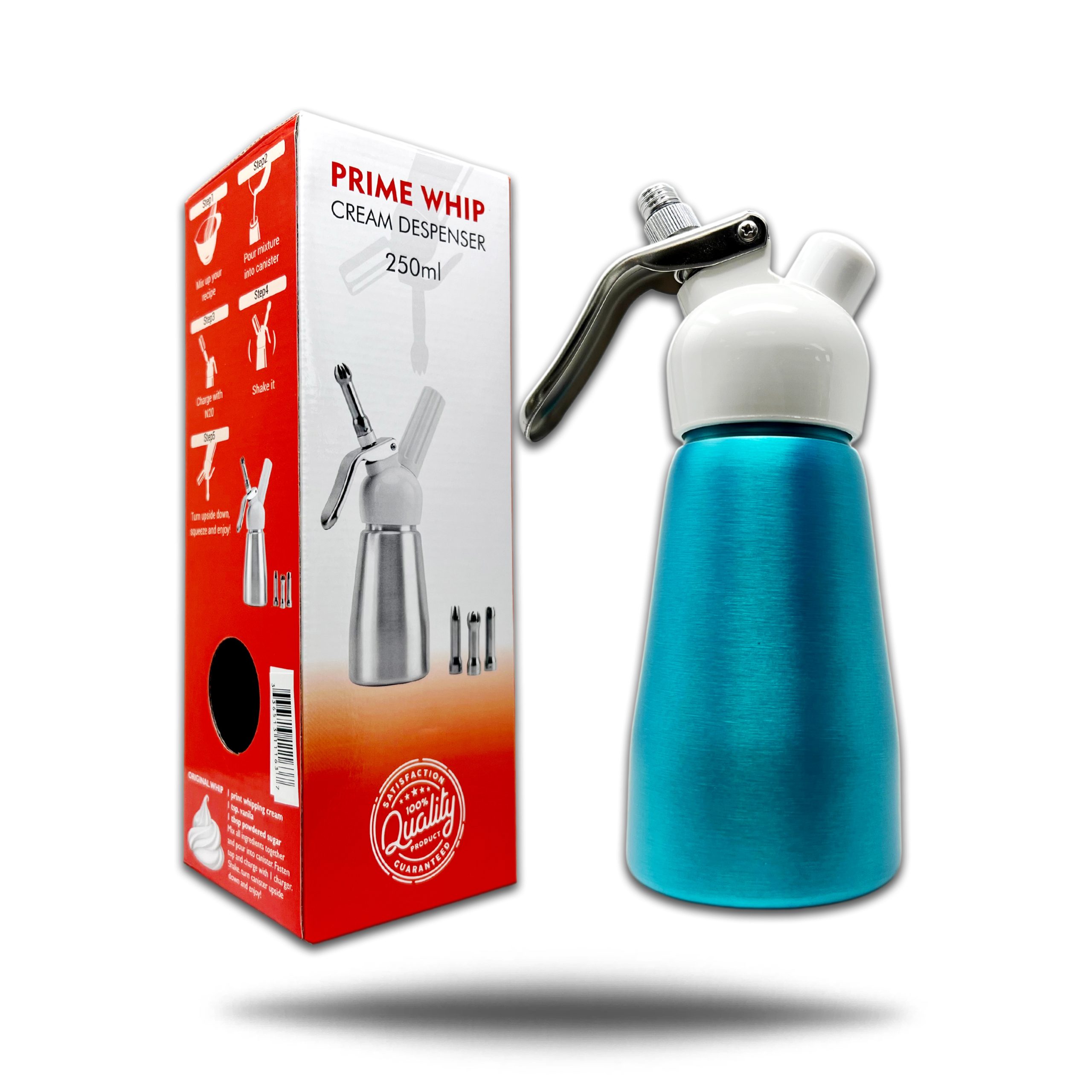 PRIME REGULAR WHIP CREAM DISPENSER 250ML Gotham Distro