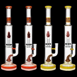 15.5'' SPROUTING FLOWER EB GLASS WATERPIPE