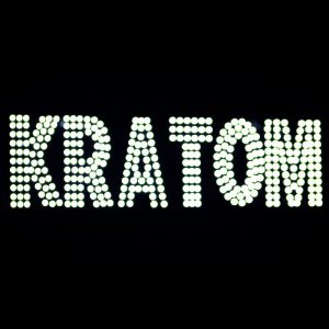 LED SIGN KRATOM 30X8 WHITE