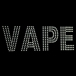 LED SIGN VAPE 30X9 WHITE