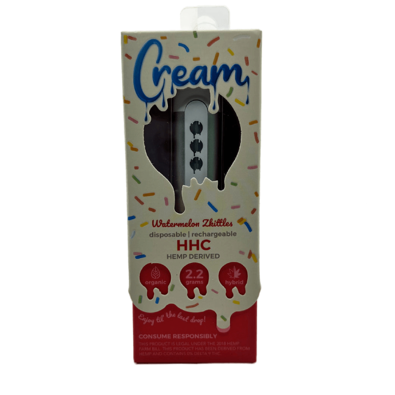 CREAM HHC 2.2GM DISPOSABLE WATERMELON ZIKITTLES BOX OF 5 Gotham