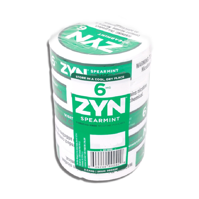 ZYN NICOTINE POUCHES 6MG PACK OF 5 Gotham Distro