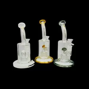 9'' HEAVY BASE MATRIX SHOWERHEAD URBAN GLASS WATERPIPE