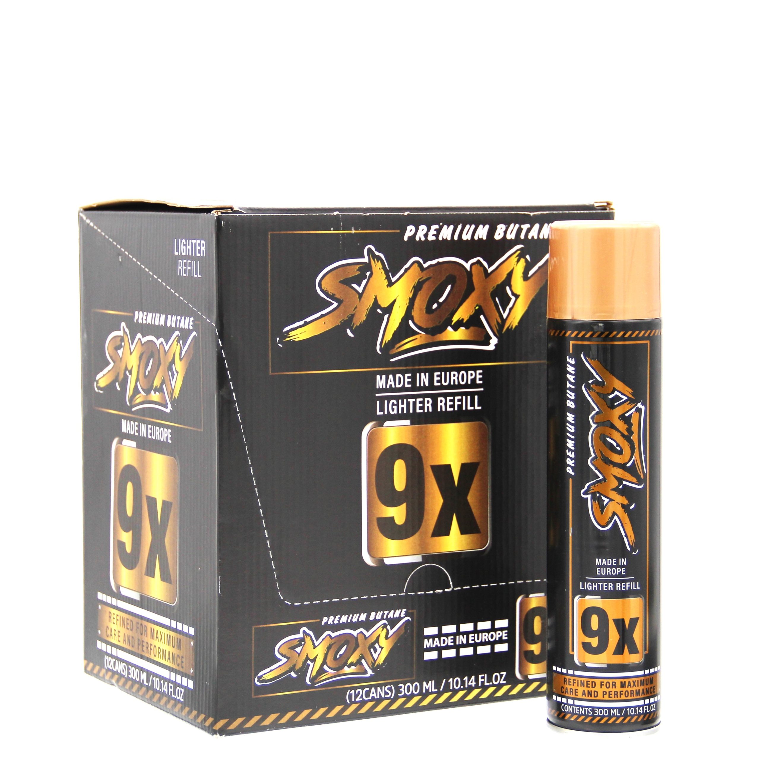 SMOXY BUTANE 9X 300ML - BOX OF 12 | Gotham Distro