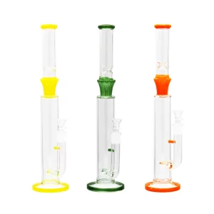 17.5'' GLASS WATERPIPE W/ STEM PERK