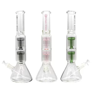 18'' DOUBLE TREE BEAKER WATERPIPE