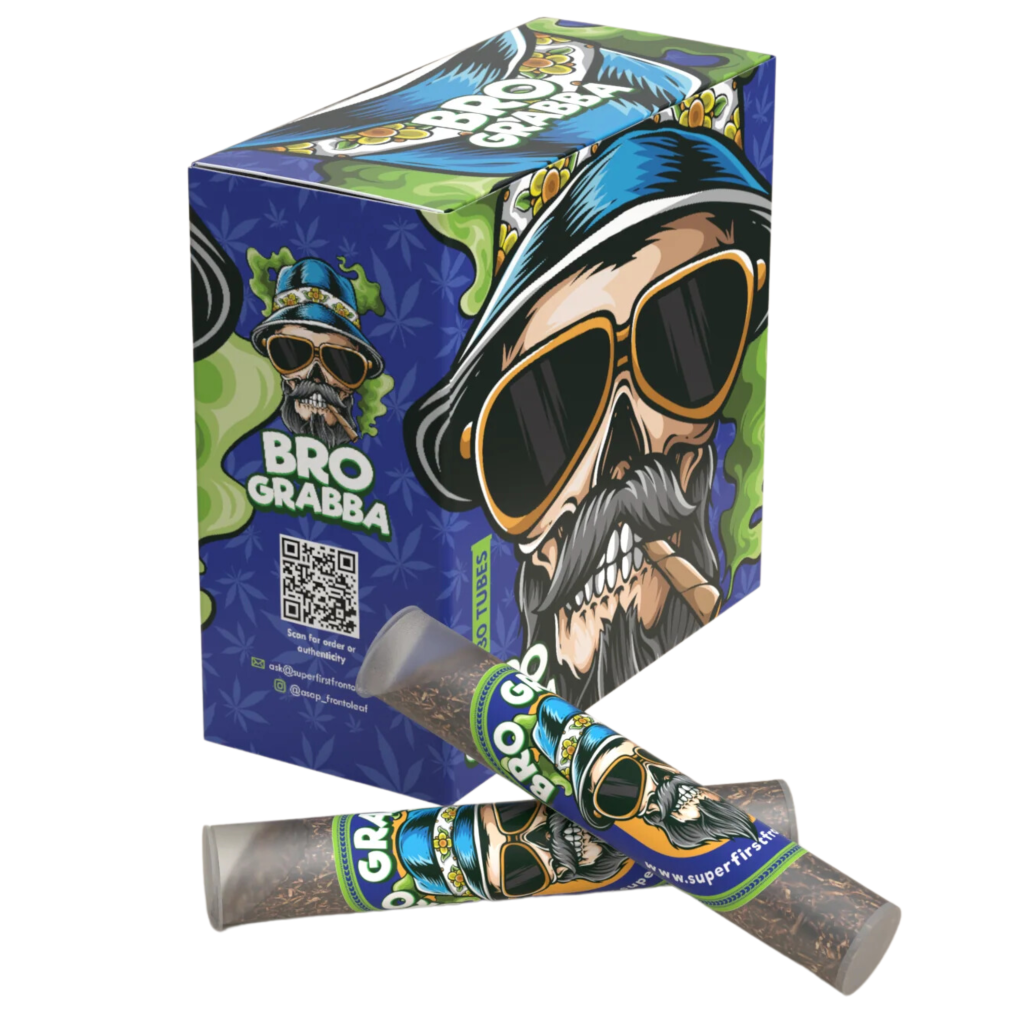 SUPER FIRST CRUSHED GRABBA BRO GRABBA 30CT TUBES BOX Gotham Distro
