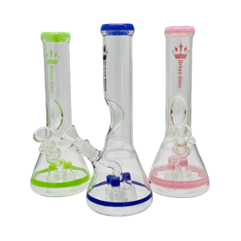 12'' PERC 3 MATRIX BEAKER URBAN WATERPIPE Gotham Distro