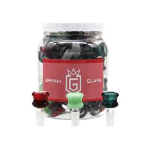 URBAN GLASS BOWL 14MM 25CT JAR