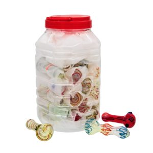 4'' ASSORTED HAND PIPE I/O 24CT JAR