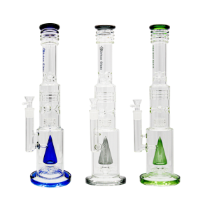 19” CYLINDER CONE URBAN GLASS WATERPIPE (G 35020)