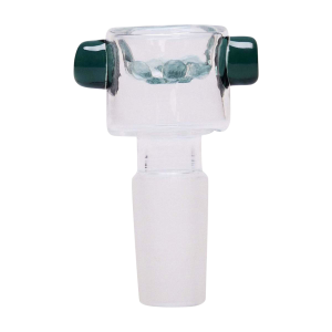 FLOWER GLASS BOWL WITH BUILT IN SCREEN 14MM