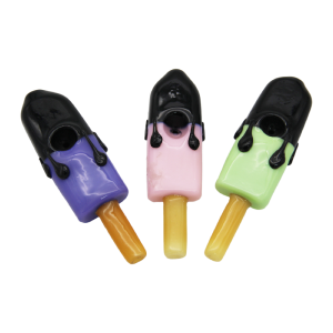 6'' ICE CREAM HAND PIPE WITH STICK