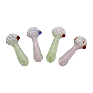4'' SPIRAL AMERICAN COLOR HAND PIPE