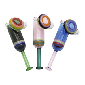 6'' RECYLER GLASS HAND PIPE