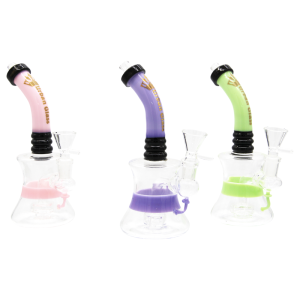 8'' SLIME STRIPE URBAN GLASS WATERPIPE