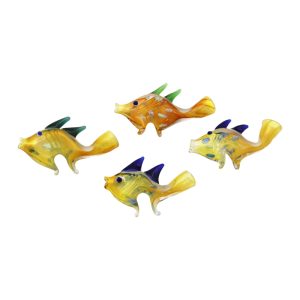 GOLD FUMED FISH CHILLUM