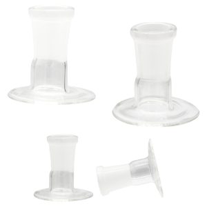 14MM MALE BANGER AND BOWL  GLASS STAND