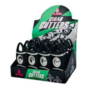 BLINK CIGAR CUTTER OVAL SHAPE -BOX OF 24 (BLUE-PAT23007)