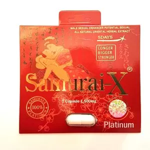 SAMURAI-X PLATINUM 1500MG - 1 CAPSULE