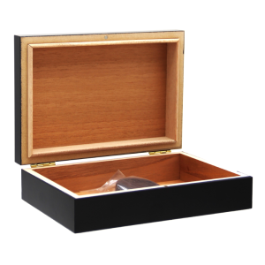 KINGSTAR BLACK TRAVEL HUMIDOR WITH HUMIDIFIER BOX