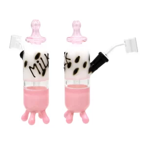 6'' COW DESIGN BOTTLE WATERPIPE