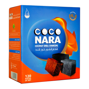COCO NARA CHARCOAL 120CT COCONUT SHELL CHARCOAL