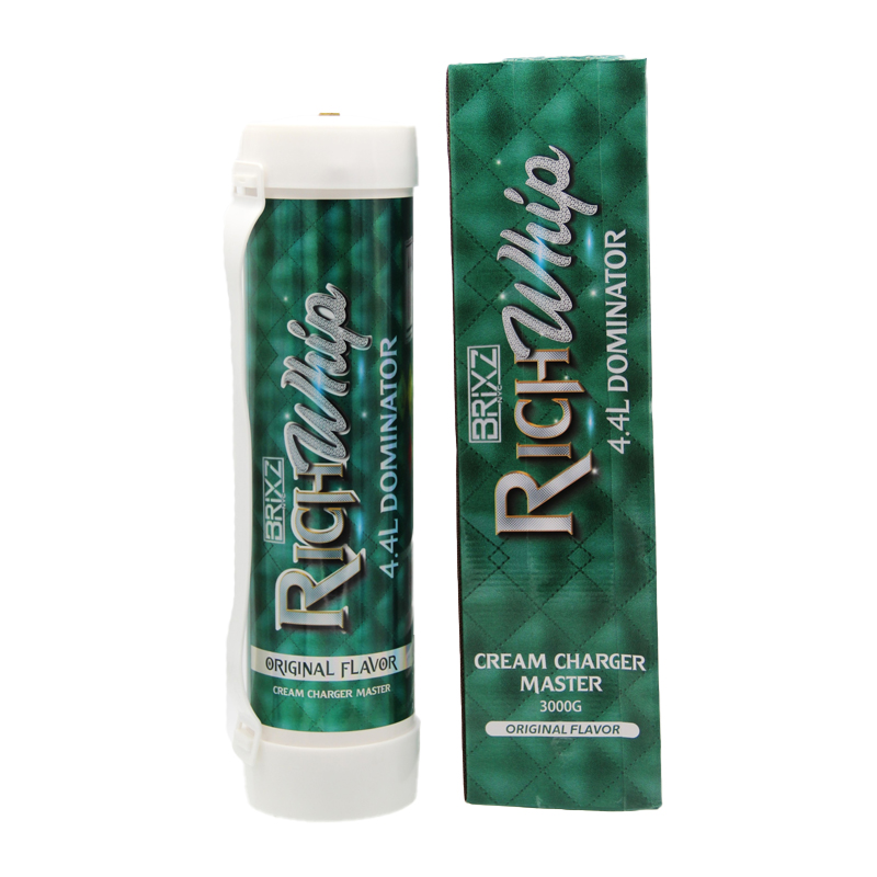 BRIXZ RICH WHIP CREAM CHARGER 4.4L / 3000G ORIGINAL | Gotham Distro