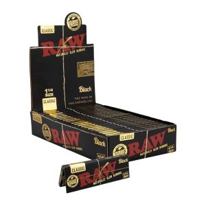 RAW 1.25 BLACK CLASSIC 24 PER BOX