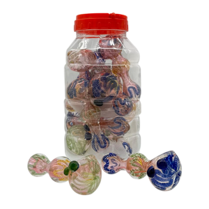 4'' GOLD HANDPIPE 9PCS JAR