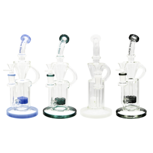 10” URBAN GLASS CURVED NECK WATERPIPE