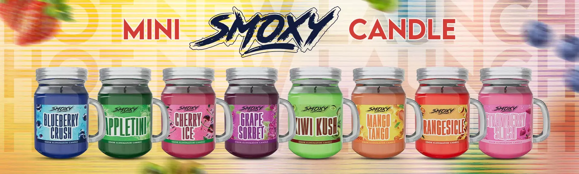 Gotham Distro – Smoxy Mini Candle promotional banner