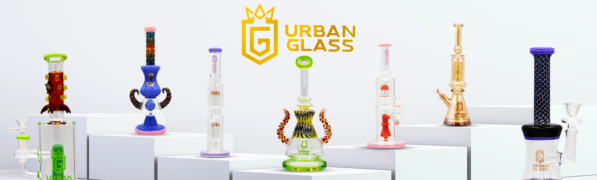 Gotham Distro – Urban Glass collection display