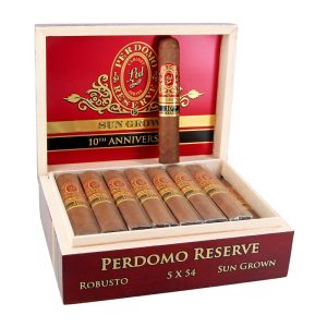 PERDOMO RESERVE ROBUSTO (5X54) SUNGROWN BOX OF 25