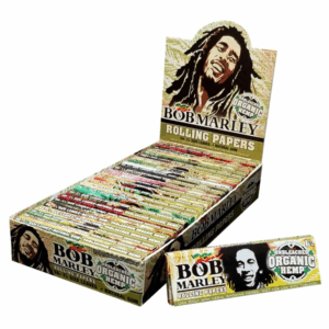 BOB MARLEY 1.25 ORGANIC HEMP ROLLING PAPER 25 PER BOX