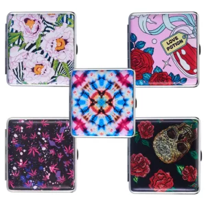 SMOXY GIRL CIGARETTE CASE WITH BODY PRINT -BOX OF 12 PCS (SG304D)