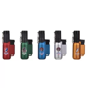 GRATEFULDEAD X SMOXY TORCH LIGHTER SMALL MIXED COLOR WINDPROOF – BOX OF 20 (GD 105D)