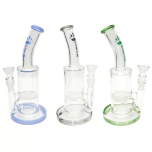 8” HONEYCOMB  BEND URBAN GLASS WATERPIPE