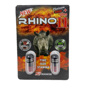 RHINO 11 PLATINUM 2 PILL 1000K