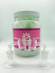 FLAT TOP 2 MM 90 DEGREE 14 MM MALE BANGER – 15CT JAR