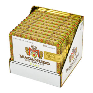 MACANUDO ASCOTS CAFE TINS UNIT OF 100 (10 TINS OF 10)
