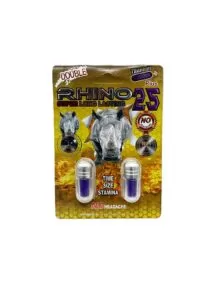 RHINO 25 PLUS TITANIUM DOUBLE PILL