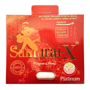 SAMURAI-X PLATINUM 1500MG - 1 CAPSULE