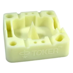 SILICONE UTILITY ASHTRAY GLOW IN DARK