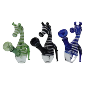 6'' SEAHORSE GLASS WATERPIPE
