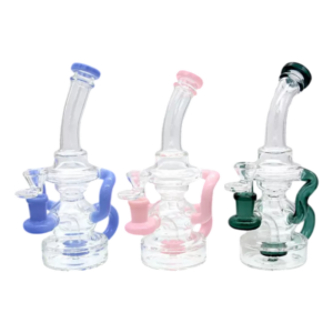 8'' GLASS 3 ARM RECYCLER WATERPIPE